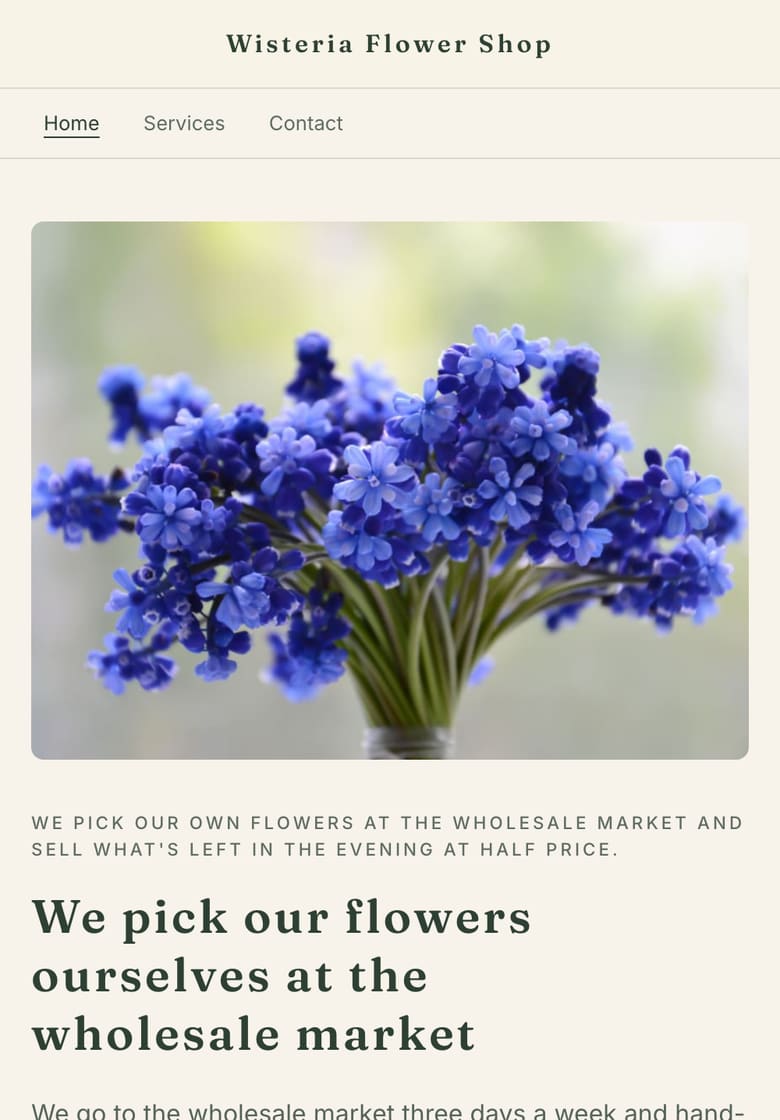 Wisteria Flower Shop